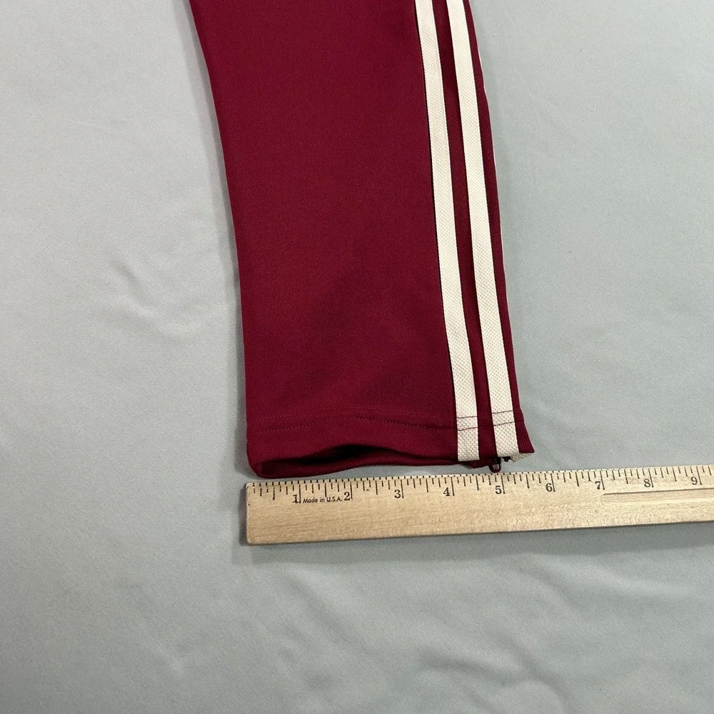 NEW Adidas Tiro Track Pants‎ Mens Large Red Striped Tapered Soccer H60008